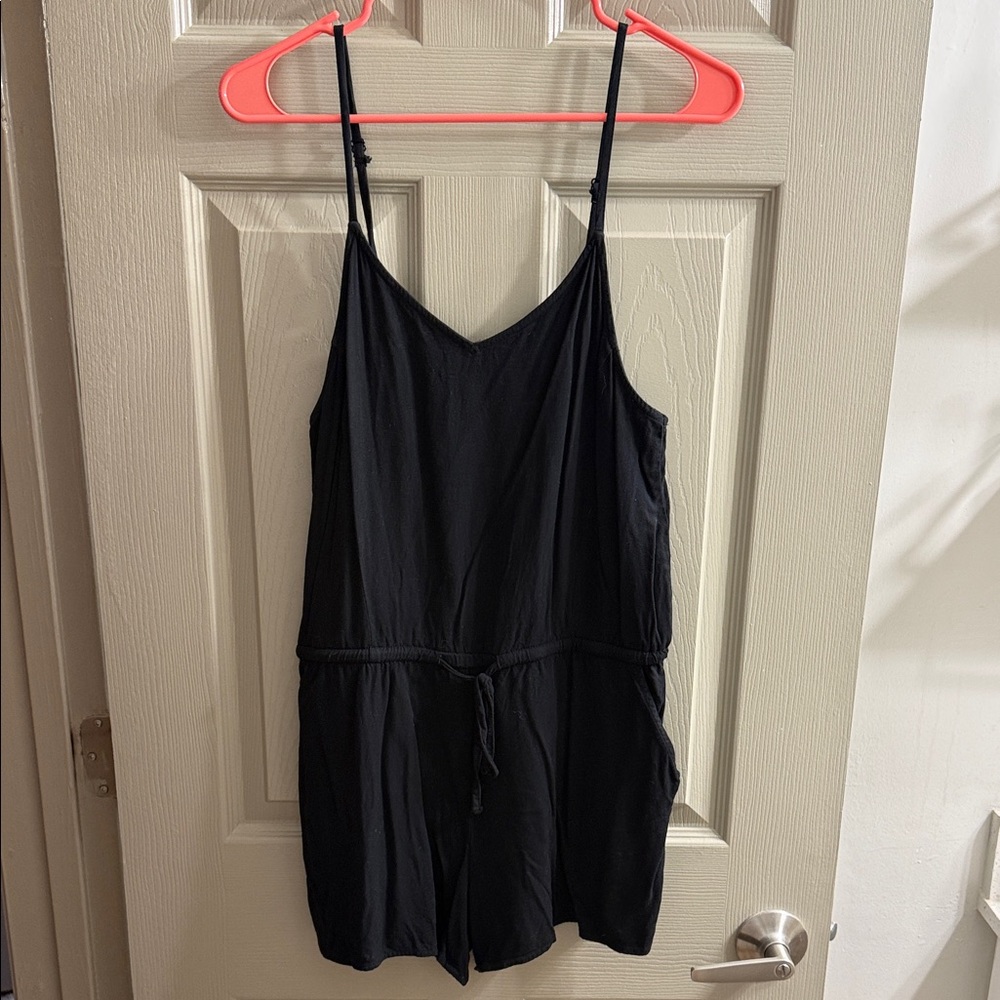 Old Navy Black Sleeveless Romper
